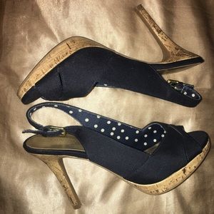 Blue heels
